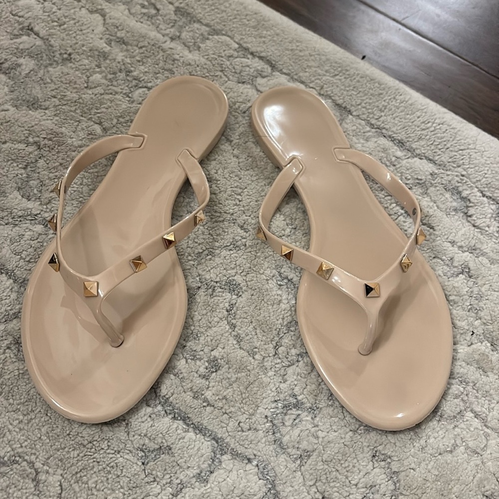 Steve Madden nude jelly studded thong sandal Size 7 - Picture 9 of 17